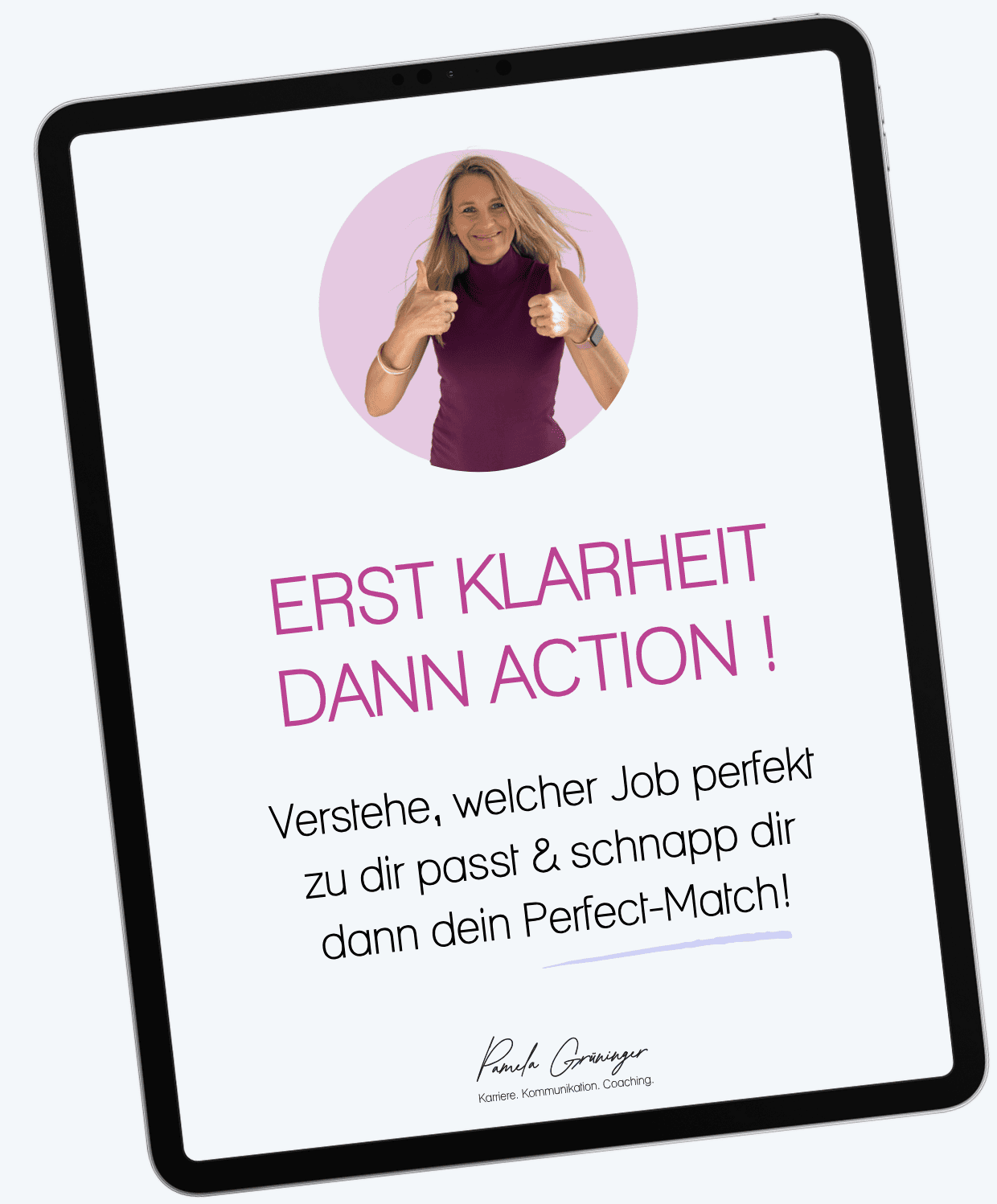 I Pad Klarheit Perfect Job Match